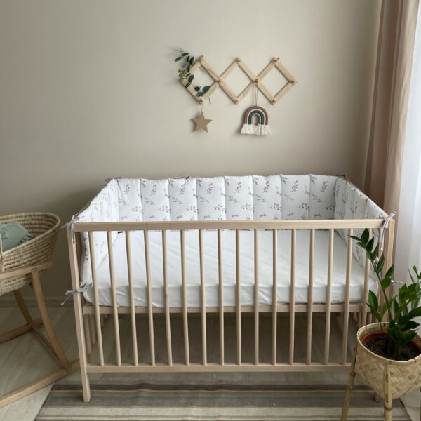 paracolpi, paracolpi lettino, paracolpi 3 lati, paracolpi tre lati, nursery, cameretta, lettino, neonato, sogni bebe, sognibebe.it