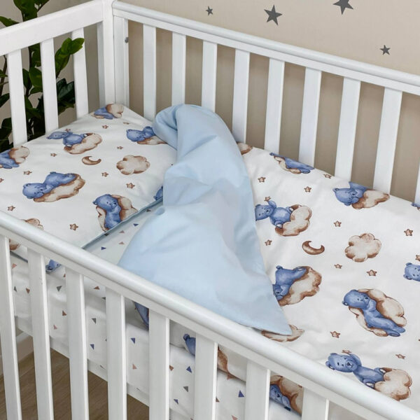 set da lettino, paracolpi, paracolpi cuscini, treccia, sogni bebe, sognibebe.it