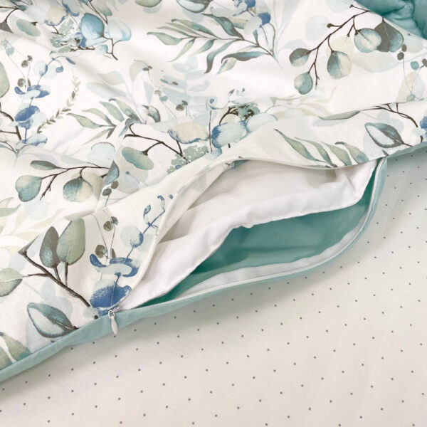 set da lettino, paracolpi, paracolpi cuscini, treccia, sogni bebe, sognibebe.it