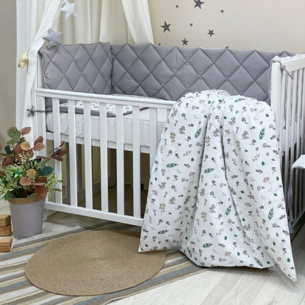 set da lettino, paracolpi, paracolpi cuscini, treccia, sogni bebe, sognibebe.it