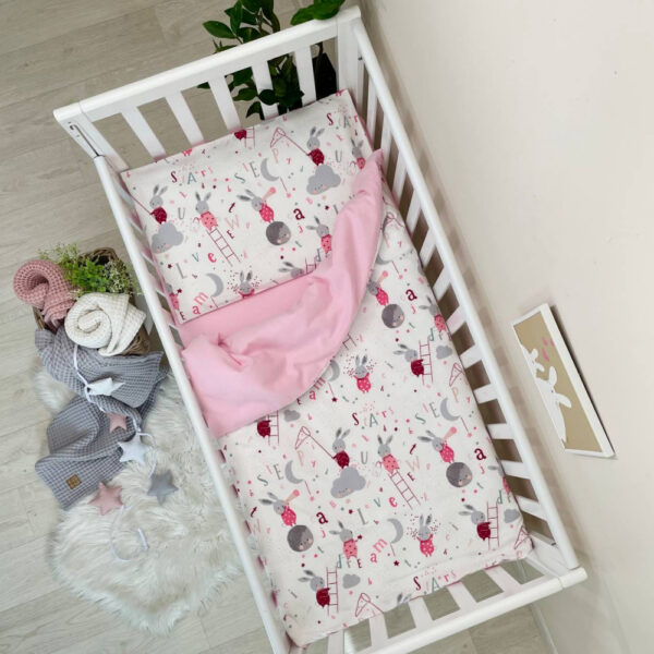 set da lettino, paracolpi, paracolpi cuscini, treccia, sogni bebe, sognibebe.it, flanella, set di biancheria, completo letto , set da lettino, completo di ricambio
