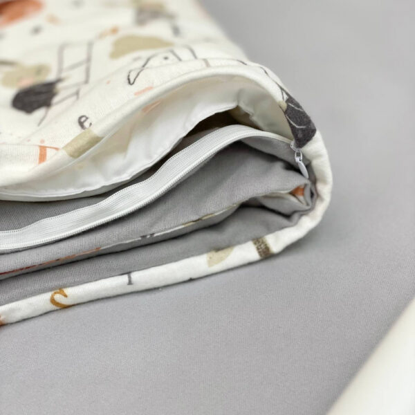 set da lettino, paracolpi, paracolpi cuscini, treccia, sogni bebe, sognibebe.it, flanella, set di biancheria, completo letto , set da lettino, completo di ricambio