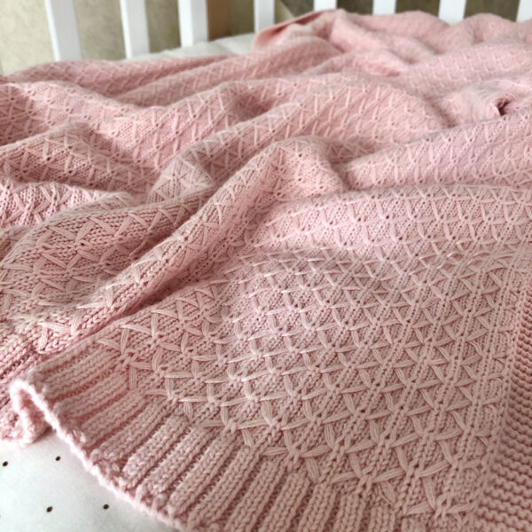 Coperta lavorata a maglia, coperta autunnale, coperta cotone