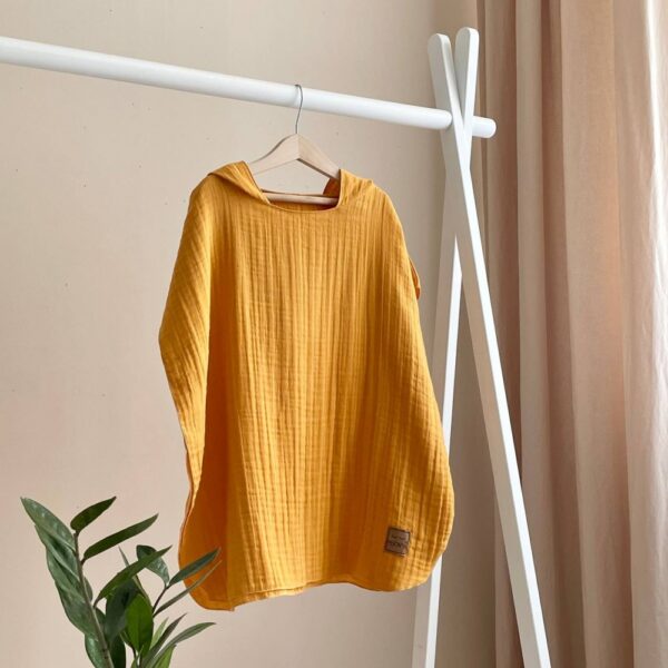 abbigliamento mare bambini, poncho, poncho in mussola